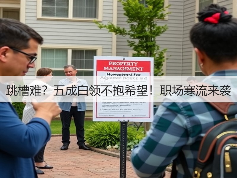 跳槽难？五成白领不抱希望！职场寒流来袭