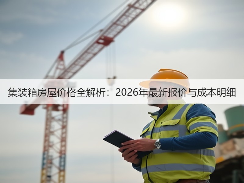 集装箱房屋价格全解析：2026年最新报价
