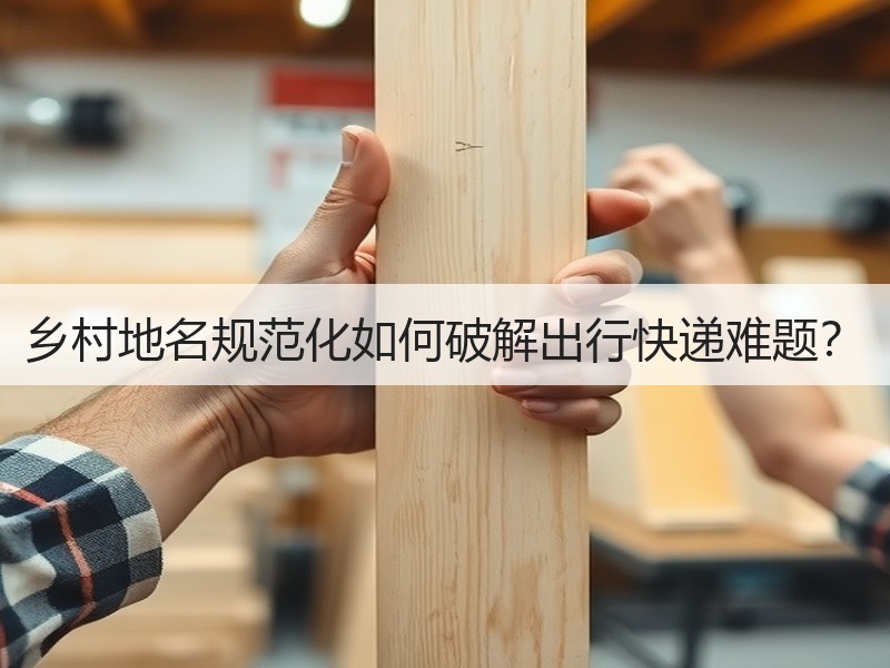 乡村地名规范化如何破解出行快递难题？