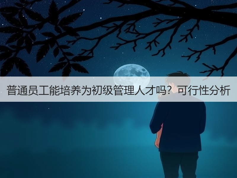 普通员工能培养为初级管理人才吗？可行性分