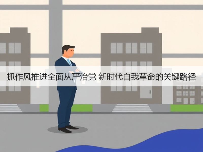 抓作风推进全面从严治党 新时代自我革命的