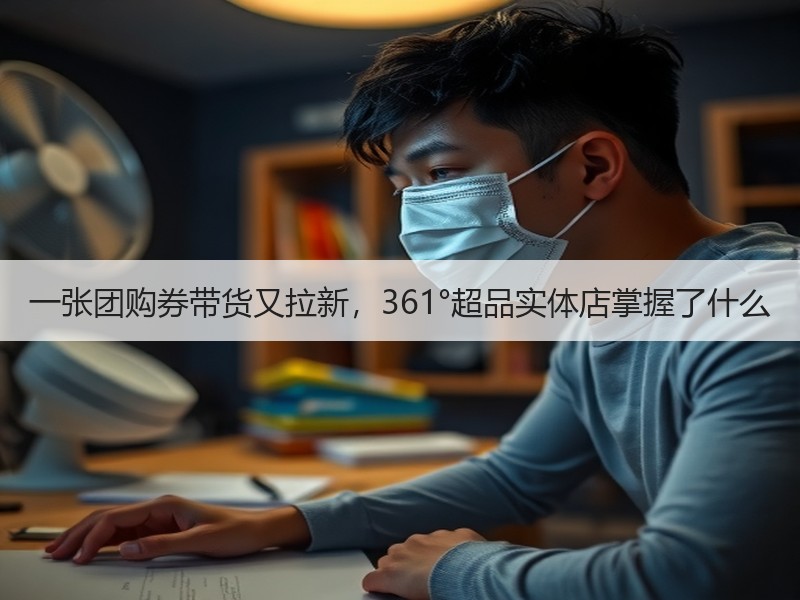 一张团购券带货又拉新，361°超品实体店