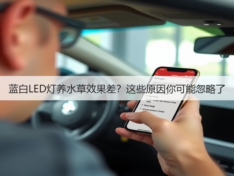 蓝白LED灯养水草效果差？这些原因你可能