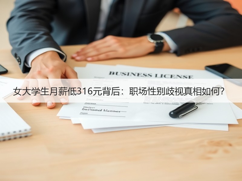 女大学生月薪低316元背后：职场性别歧视
