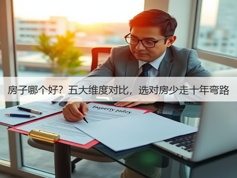 房子哪个好？五大维度对比，选对房少走十年