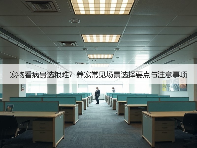 宠物看病贵选粮难？养宠常见场景选择要点与