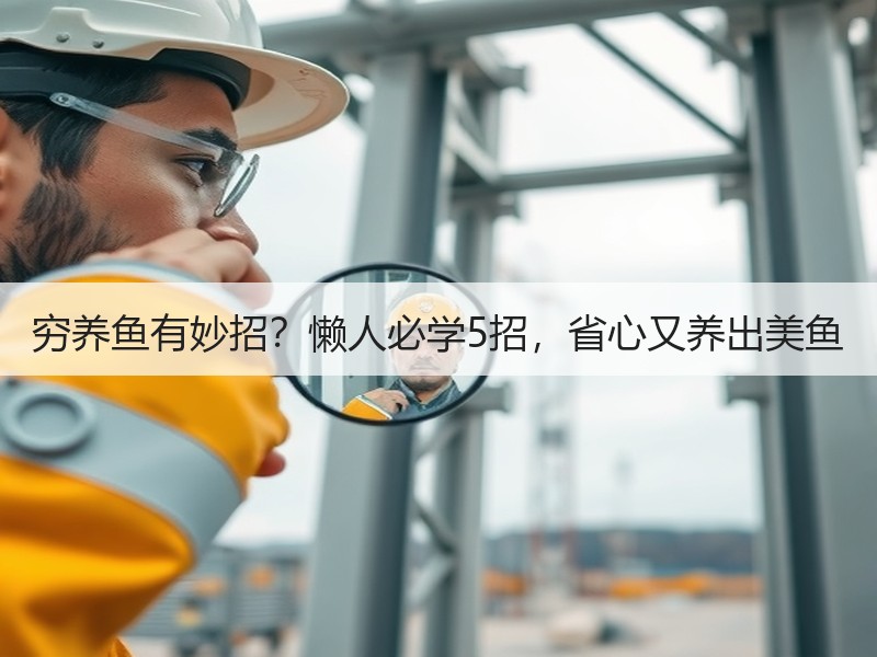 穷养鱼有妙招？懒人必学5招，省心又养出美