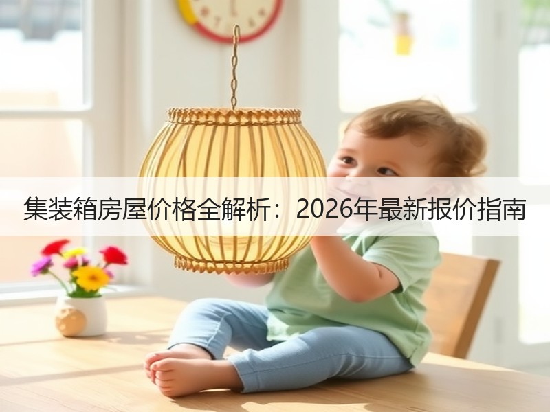 集装箱房屋价格全解析：2026年最新报价
