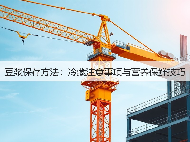 豆浆保存方法：冷藏注意事项与营养保鲜技巧